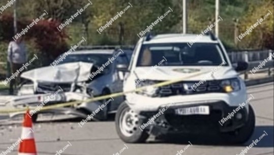 Gjirokastër/ Makina e Policisë përplaset me një automjet tjetër! Plagoset shefi i stacionit kufitar të Kakavijës