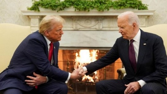 FOTO/ Biden pret Trump në Shtëpinë e Bardhë