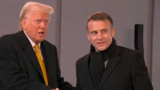 FOTO/ Trump mbërrin në katedralen 'Notre-Dame' ribashkohet me Macron