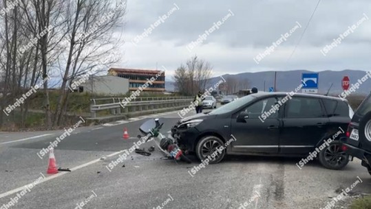 Aksident në superstradën Lezhë-Shkodër, plagoset rëndë motoçiklisti 60-vjeçar! Dërgohet te Trauma, shoqërohet shoferi (EMRAT+VIDEO)