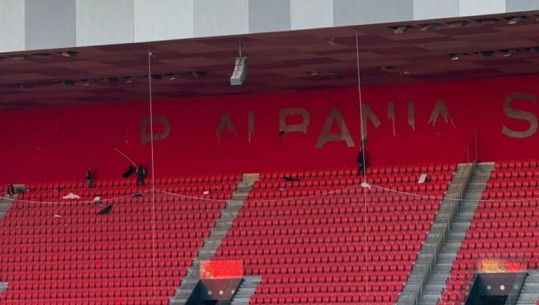 Fshihet emri Air Albania nga stadiumi në Tiranë, arena e Kombëtares është gati për emrin e ri