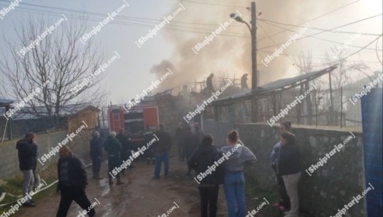 Korçë/ Përfshihet nga flakët banesa në Korçë, shkak një shkëndijë elektrike