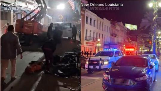 Atentat terrorist në SHBA/ Makina përplas turmën e njerëzve New Orleans, 10 të vdekur e 30 të plagosur! Po festonin Vitin e Ri (VIDEO)