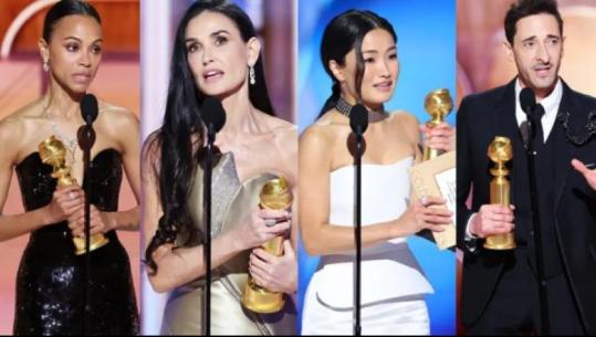 Golden Globes 2025/ Filmat ”Emilia Perez” dhe ”The Brutalist” fituesit e mëdhenj! Aktorja ikonë Demi Moore merr çmimin si aktorja më e mirë 