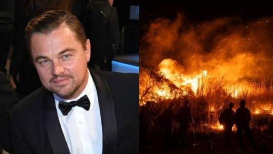 U kritikua pasi u largua me avion privat nga zjarret në Los Anxhelos, DiCaprio ‘rregullon gabimin’