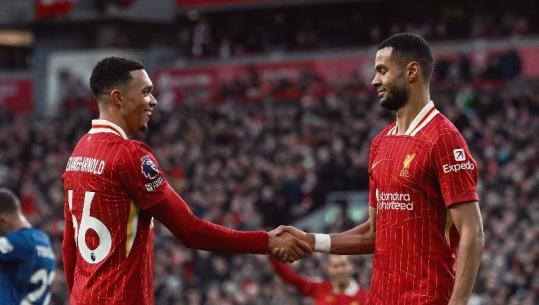 VIDEO/ Liverpool 'poker' në shtëpi, mposht 4-1 Ipswichin dhe marshon drejt titullit