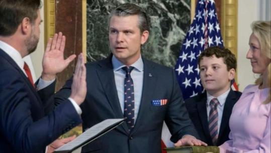 Pete Hegseth bën betimin si Sekretar i Mbrojtjes, mesazh ushtarakëve amerikanë: Do të jemi forca më e fuqishme dhe më vdekjeprurëse në botë