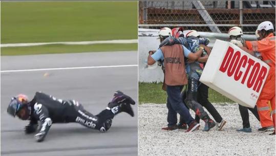 MotoGP/ Sezoni i ri nis me dhimbje për kampionin e botës, Martin rrëzohet në pistë dhe përfundon në spital (VIDEO)