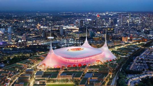 VIDEO/ Mrekulli arkitekturore me 100 mijë ulëse, si do duket stadiumi i ri i Manchester United