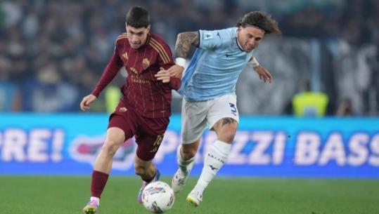 Paqe në fushë dhe përleshje mes tifozëve e policisë, Lazio - Roma mbyllet 1-1! Soule realizon supergol