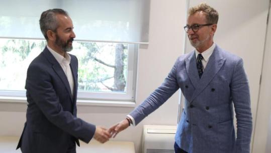 Zgjedhjet e 11 majit/ Ambasadori Gonzato takim me kryekomisionerin Celibashi