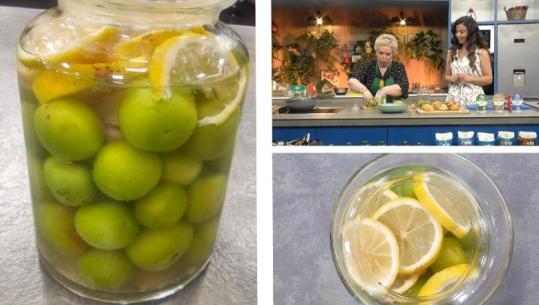 Turshi me kumbulla jeshile që përgatiten në çast nga zonja Albana