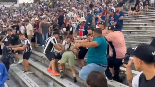 VIDEO/ Përleshje në stadium mes tifozëve të PSG-së dhe Botafogos