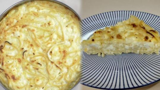 Pastiçe me djathë dhe salcë beshamel nga zonja Albana