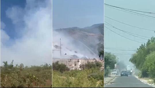 Zjarri në landfillin e Elbasanit, ‘mbretëria’ e tymit toksik mbulon Jagodinën, Bujqësin, Muriqanin dhe i afrohet Cërrikut