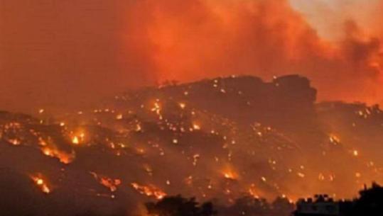 Zjarr masiv në Kretë, evakuohen hotelet dhe shtëpitë e pushimit