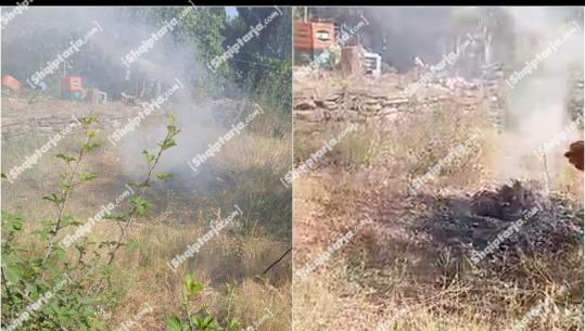 Gjirokastër/ Zjarr pranë ‘Varrezave të Dëshmorëve’, procedohet banori që po digjte mbeturinat afër shtëpisë, rrezikoi edhe banesat