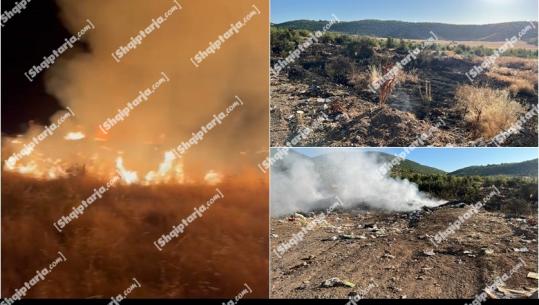 Situata nga zjarret në qarkun e Korçës/ Neutralizohet vatra në Vernik, në Dishnicë vijon me intensitet të ulët 