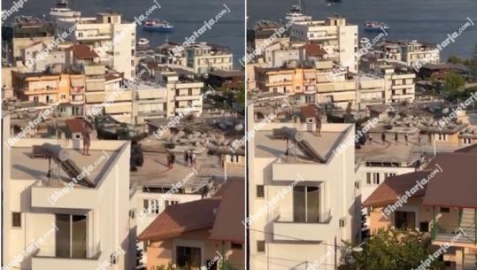 Zjarret në Delvinë, shefi i Komisariatit dhe një tjetër nisen me helikoper drejt Traumës në Tiranë për shkak të djegieve