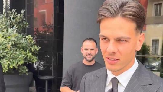 FOTOLAJM/ Mister Ardon Jashari, shqiptari i parë i Milanit është gati për t'u prezantuar te kuqezinjtë