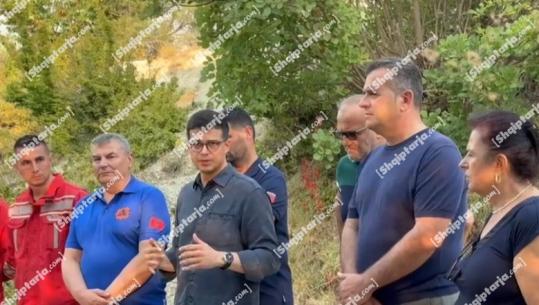 Zjarri në Patos, ministri Vengu ndjek operacionin nga toka dhe ajri për shuarjen e flakëve: Prioritet jeta e qytetarëve dhe e mjedisit! (VIDEO)