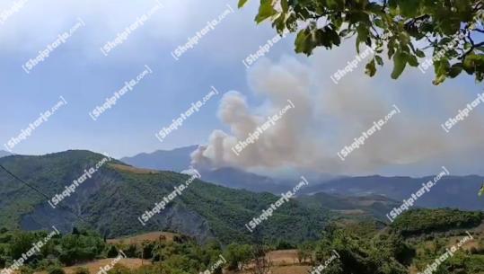 Zjarr në fshatin Kullollas të Gramshit, edhe vatra në Sojnik vazhdon akoma 