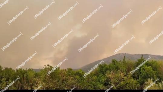 Finiq/ Zjarret përfshijnë fshatin Sirakat, raportohet për shtëpi të djegura! Evakuohen banorët