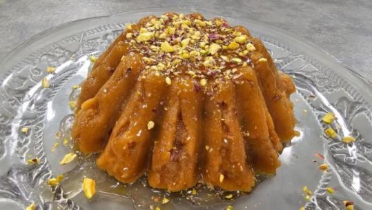 Hallvë me miell misri dhe portokall nga zonja Albana