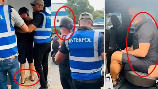 Me pranga në duar dhe këmbë, momenti i arrestimit të Vilson Pepës në Republikën Dominikane! Mbante helmetë dhe jelek antiplumb  (VIDEO)
