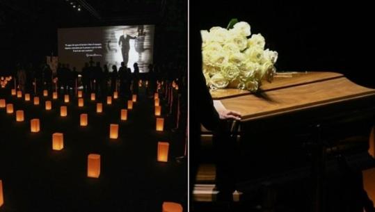 Homazhet në Milano për Giorgio Armanin, trëndafila të bardhë dhe fenerë rreth arkivolit, mbi 6 mijë njerëz morën pjesë 