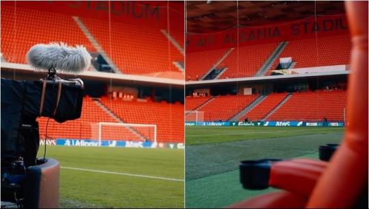 VIDEO/ Gjithçka gati, ja si duket 'Air Albania' para sfidës Shqipëri - Letoni