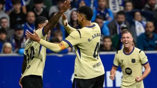 VIDEO/ Barcelona përmbys 1-3 Real Oviedon, Lewandowski shënon supergol