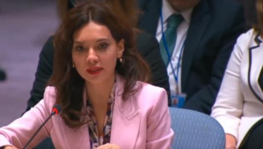 Ministrja Spiropali në Këshillin e Sigurimit në OKB: ‘Diella’, hap konkret se si teknologjia mund të shfrytëzohet për t’u shërbyer qytetarëve