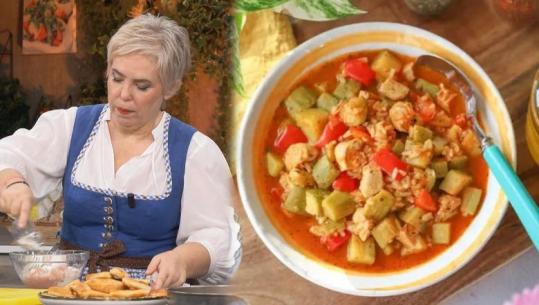 Gjellë me kunguj dhe mish pule nga zonja Albana