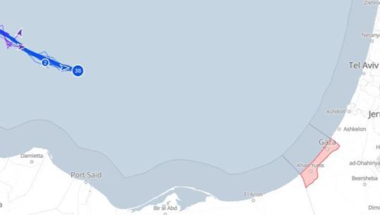 Flota humanitare “Global Sumud” 120 milje larg Gazës, marina izraelite niset drejt tyre