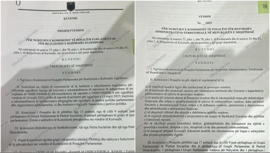 Reforma Zgjedhore dhe ajo Administratio-Territoriale, Report Tv siguron projektvendimet e PS-së për ngritjen e 2 Komisioneve të Posaçme! PS ruan veton