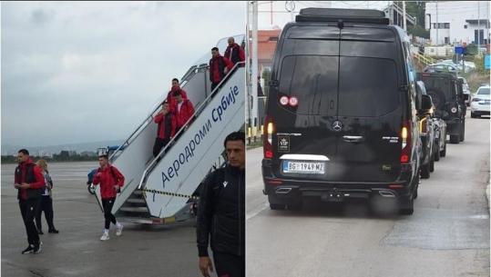 Kombëtarja mbërrin në Serbi, në Nish pritet nën masa të forta sigurie! Pasdite stërvitja në Leskovac