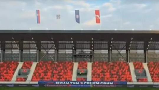 Mungesa e flamurit shqiptar në stadium, justifikohet federata serbe: E hoqëm për të evituar incidente