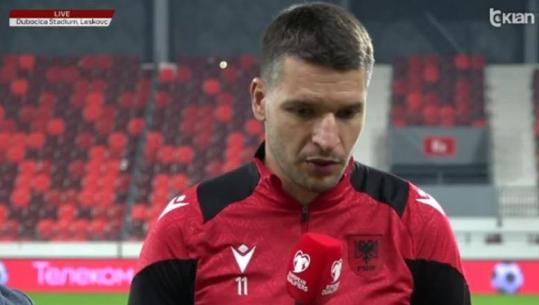 Bashkëshortja serbe e uroi pas ndeshjes, Gjimshiti: Dhamë gjithçka në fushë për këtë fitore