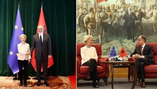 Tirana ndalesa e parë për Ursula von der Leyen, presidentja e KE-së: Shqipëria në rrugën e duhur drejt BE-së
