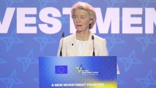 Von der Leyen në Tiranë: SEPA do u kursejë 500 mln euro në vit kompanive të huaja! Ky është përparim real, jo në letër