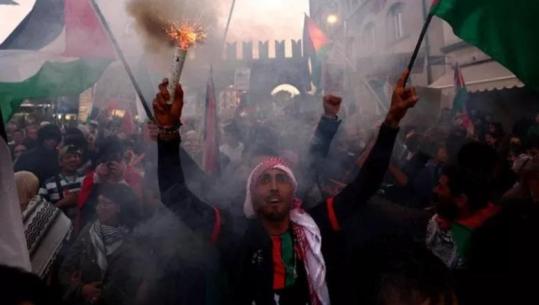 Itali-Izrael/ 10 mijë protestues pro Palestinës marshojnë në Udine, përleshen me policinë! Një gazetar i plagosur 