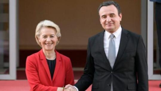 Von Der Leyen sot në Kosovë, takohet me Kurtin në Parlament, jo në zyrën e Kryeministrit