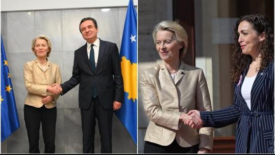 Kosovë/ Von Der Leyen mesazh Osmanit e Kurtit: Formoni institucione të forta, ulni tensionet