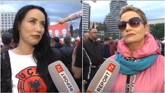 Protesta në Tiranë/ Ish deputetja demokrate: Mbështesim plotësisht UÇK-në! Albana Osmani: Janë heronj