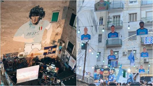 Sheshi 'Maradona' në Napoli mbyllet nga policia italiane, konflikt me tregtarët lokalë! Mbulohet muralja e legjendës së futbollit