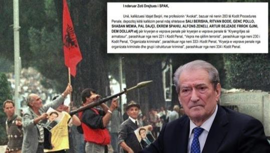 Kryengritja e armatosur e 14 shtatorit/ Avokati Beqiri kallëzon në SPAK Sali Berishën dhe 9 të tjerë: U planifikua në mënyrë perfekte, nuk ishte spontane pas vrasjes së Hajdarit 
