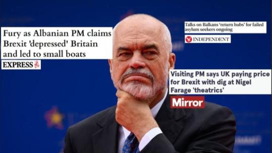 Deklaratat e Edi Ramës zemërojnë anglezët! Mediat britanike jehonë kryeministrit shqiptar