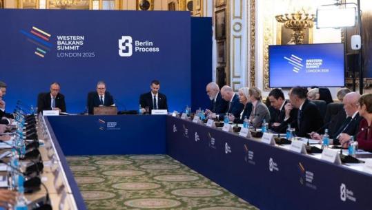 Samiti i Procesit të Berlinit në Londër, në fokus siguria, zhvillimi ekonomik dhe migrimi! Rama e Kurti ulen në një tryezë