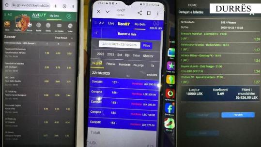 Durrës/ Organizonte lojëra fati në lokal, arrestohet pronari! Nis hetimi për katër të tjerë